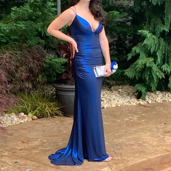 sherri hill royal blue prom dress Collection by 2025 Light Blue Sherri Hill Prom Dresses 2026
